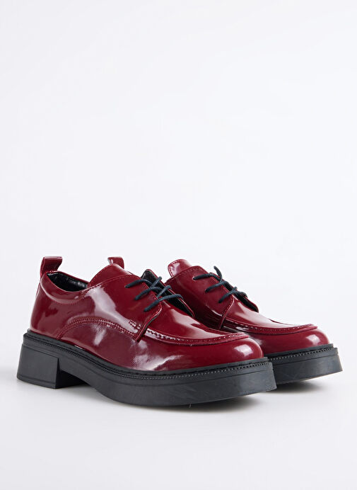 F By Fabrika Bordo Kadın Loafer LANID - Görsel 3