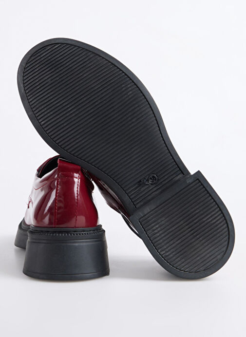 F By Fabrika Bordo Kadın Loafer LANID - Görsel 5