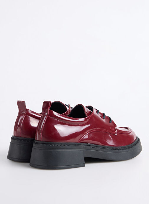 F By Fabrika Bordo Kadın Loafer LANID - Görsel 4