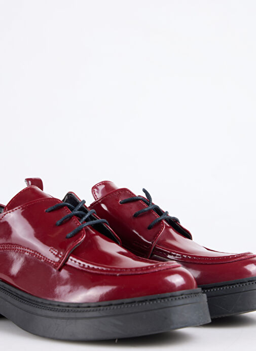 F By Fabrika Bordo Kadın Loafer LANID - Görsel 6