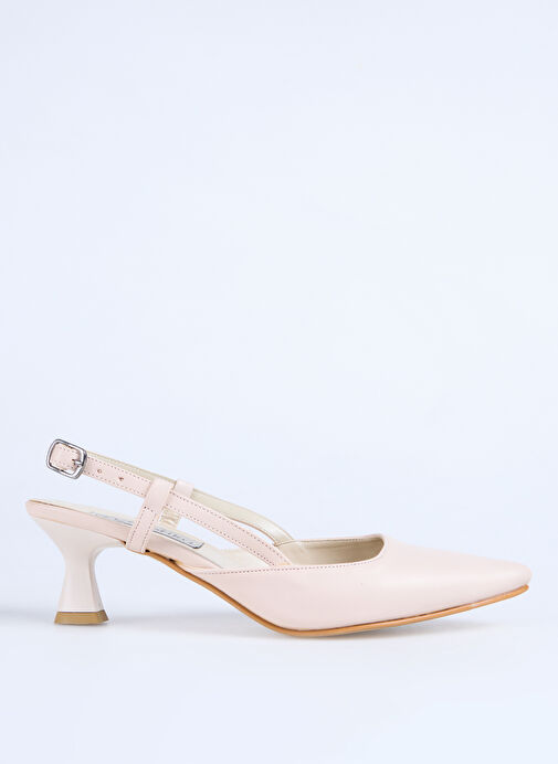 F By Fabrika Bej Kadın Topuklu Ayakkabı ENN - Görsel 2