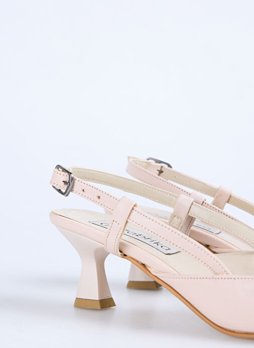 F By Fabrika Bej Kadın Topuklu Ayakkabı ENN - Görsel 6