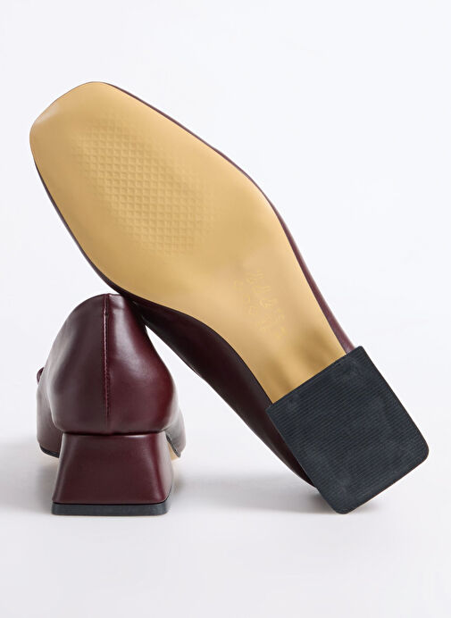 F By Fabrika Bordo Kadın Topuklu Ayakkabı FAZE - Görsel 5