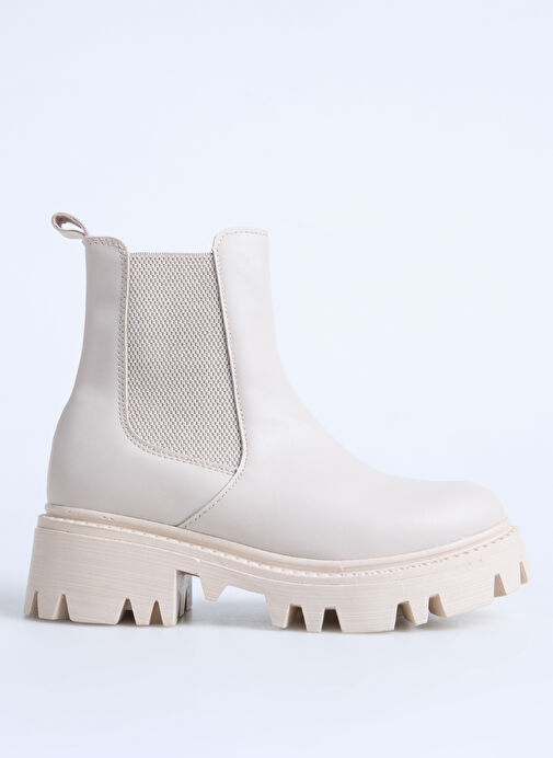 F By Fabrika Bej Kadın Bot BOKIN - Görsel 2