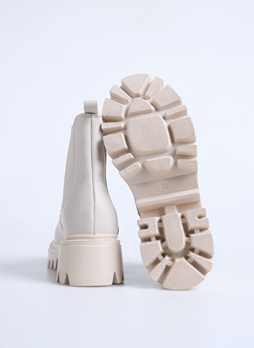 F By Fabrika Bej Kadın Bot BOKIN - Görsel 5