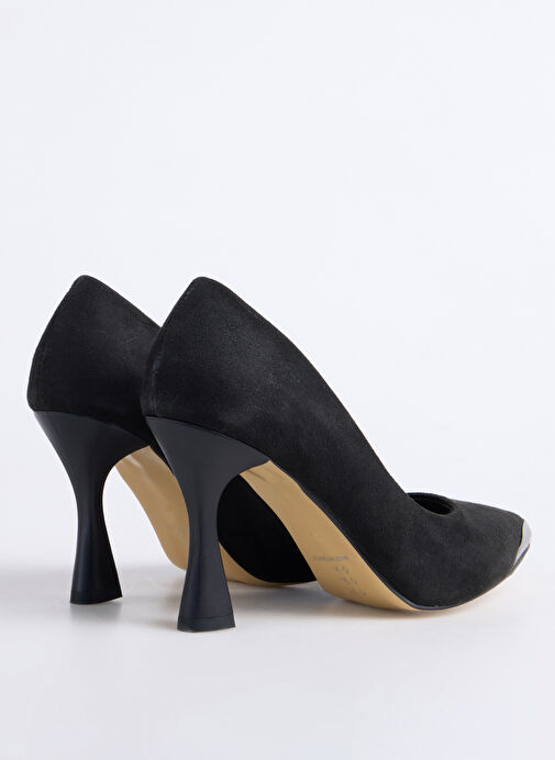 F By Fabrika Siyah Kadın Topuklu Ayakkabı RAAM - Görsel 4