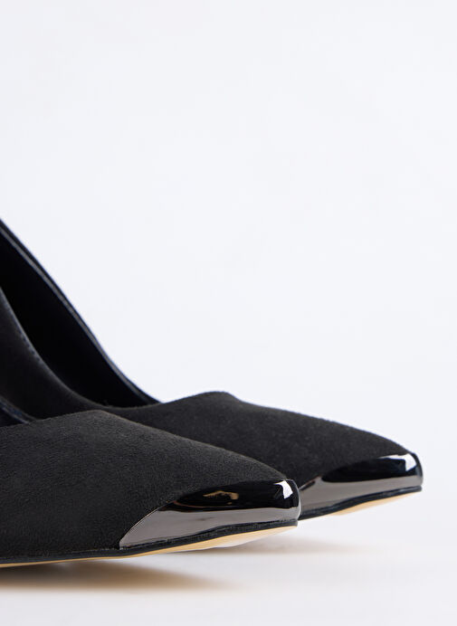 F By Fabrika Siyah Kadın Topuklu Ayakkabı RAAM - Görsel 6