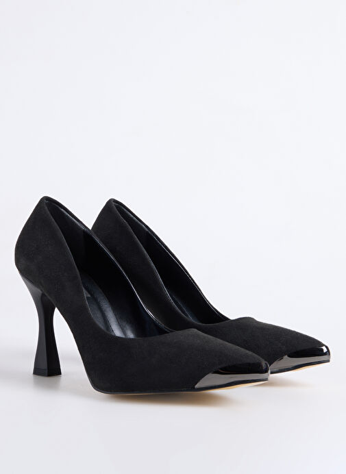 F By Fabrika Siyah Kadın Topuklu Ayakkabı RAAM - Görsel 3