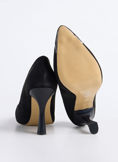 F By Fabrika Siyah Kadın Topuklu Ayakkabı RAAM - Görsel 5