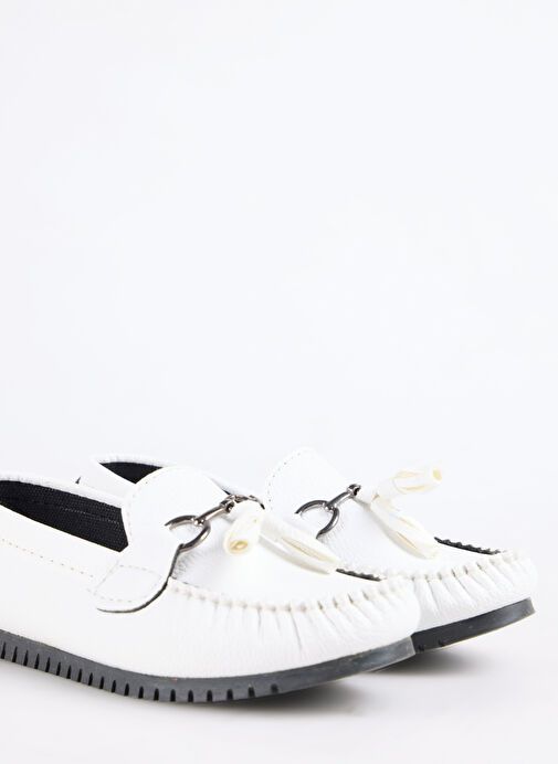 F By Fabrika Beyaz Kadın Loafer EMAI - Görsel 6