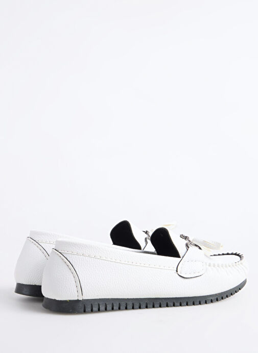 F By Fabrika Beyaz Kadın Loafer EMAI - Görsel 4
