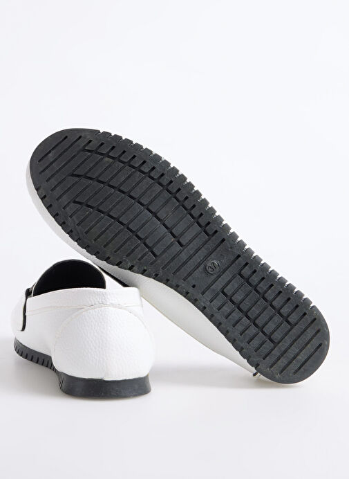 F By Fabrika Beyaz Kadın Loafer EMAI - Görsel 5