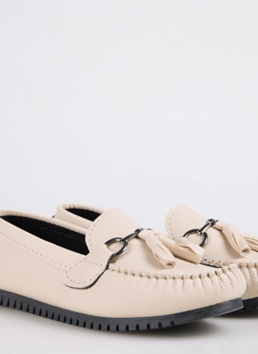 F By Fabrika Bej Kadın Loafer EMAI - Görsel 6