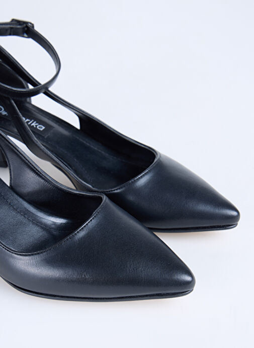 F By Fabrika Siyah Kadın Topuklu Ayakkabı DIKA - Görsel 6