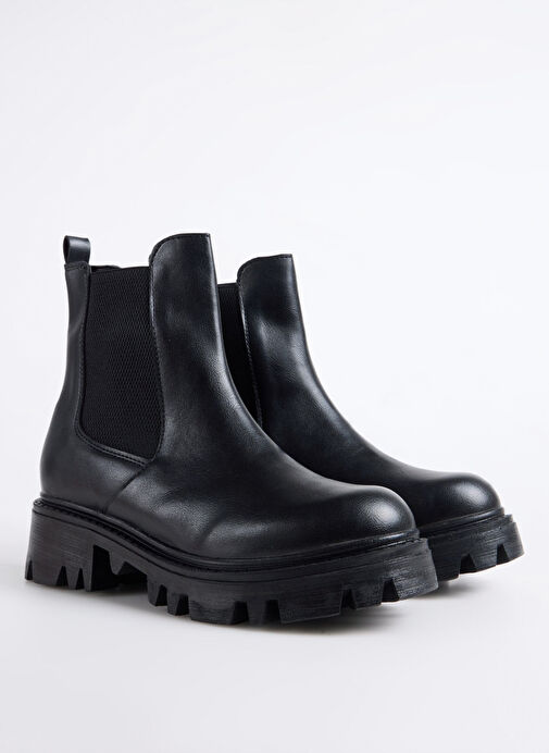 F By Fabrika Siyah Kadın Bot BOKIN - Görsel 3
