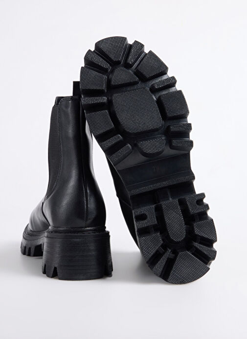 F By Fabrika Siyah Kadın Bot BOKIN - Görsel 5