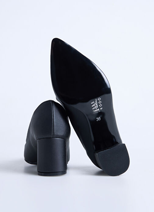 F By Fabrika Siyah Kadın Topuklu Ayakkabı KAMAR - Görsel 5