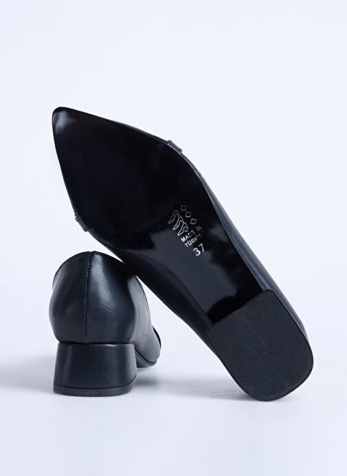 F By Fabrika Siyah Kadın Topuklu Ayakkabı TICA - Görsel 5