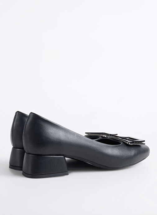 F By Fabrika Siyah Kadın Topuklu Ayakkabı JALI - Görsel 4