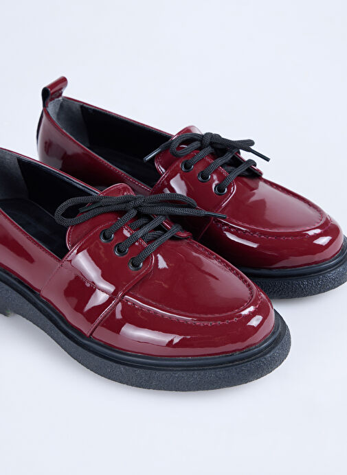 F By Fabrika Bordo Kadın Loafer RINAD - Görsel 6