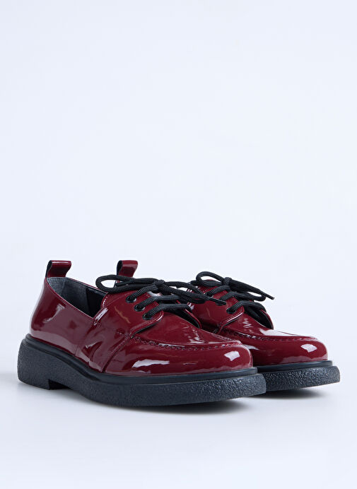 F By Fabrika Bordo Kadın Loafer RINAD - Görsel 3