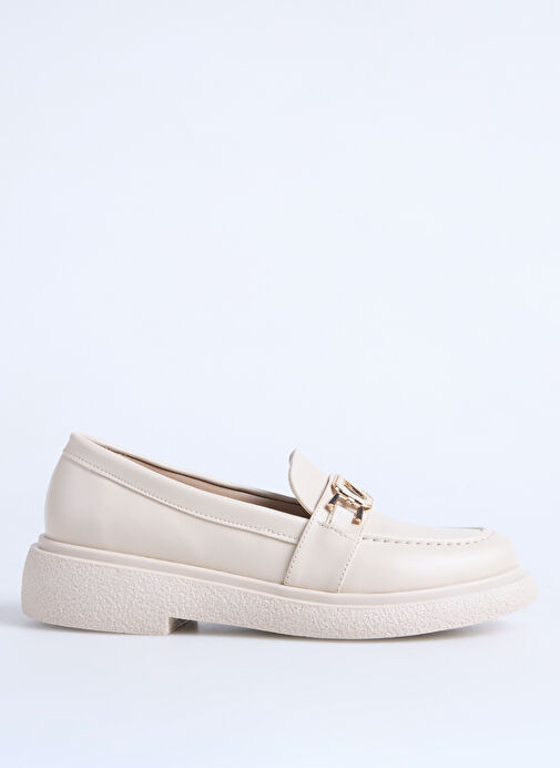 F By Fabrika Bej Kadın Loafer VETAL - Görsel 2