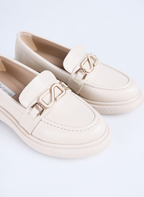 F By Fabrika Bej Kadın Loafer VETAL - Görsel 6