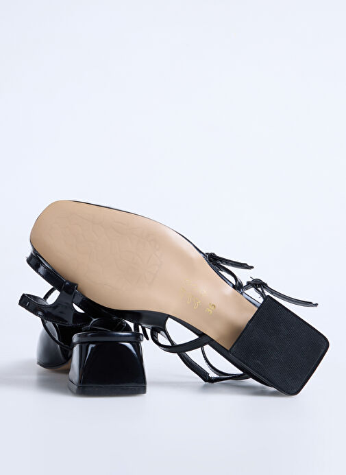 F By Fabrika Siyah Kadın Topuklu Ayakkabı KAIR - Görsel 5