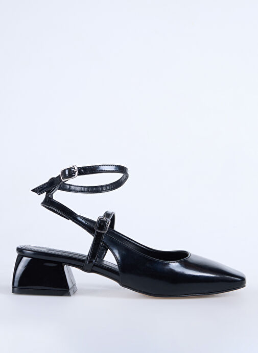 F By Fabrika Siyah Kadın Topuklu Ayakkabı KAIR - Görsel 2