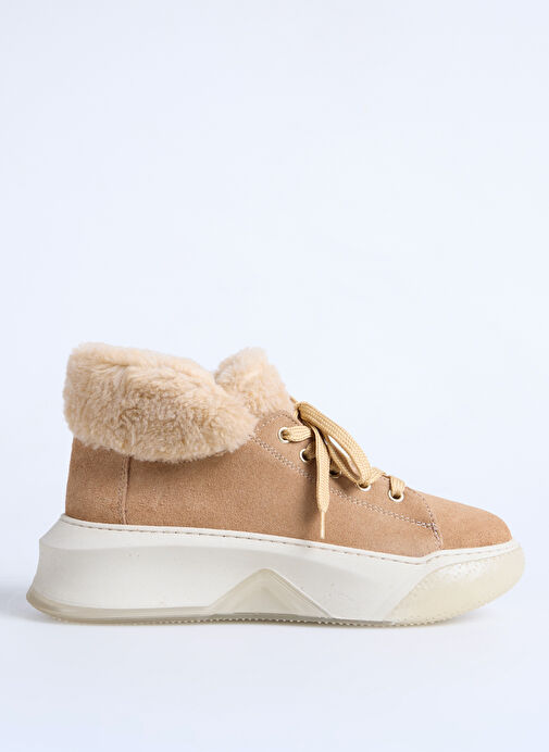 F By Fabrika Taba Kadın Deri Bot LABI - Görsel 2