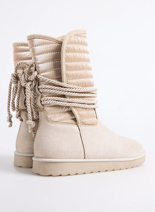 F By Fabrika Ekru Kadın Bot RIO - Görsel 4