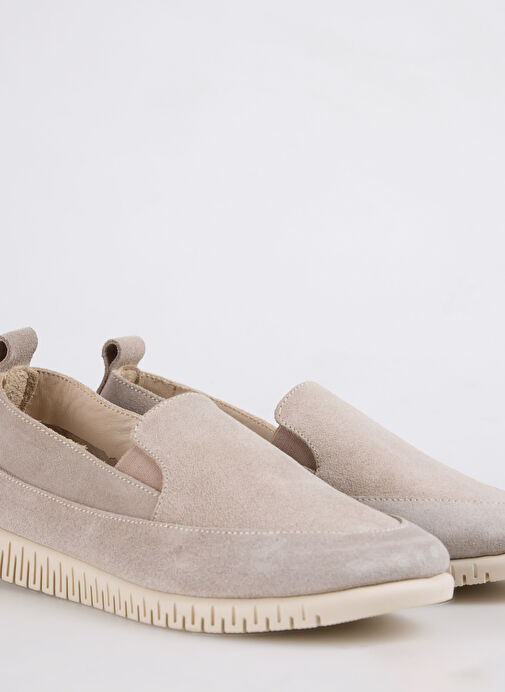 F By Fabrika Gri Kadın Deri Günlük Ayakkabı ZUL - Görsel 6