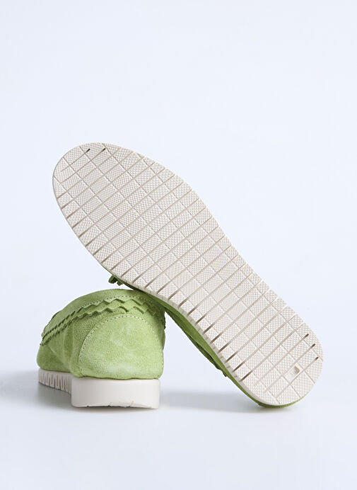 F By Fabrika Yeşil Kadın Deri Günlük Ayakkabı KROY - Görsel 5