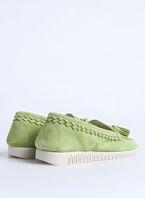 F By Fabrika Yeşil Kadın Deri Günlük Ayakkabı KROY - Görsel 4