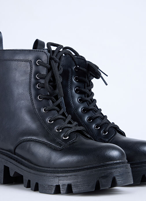 F By Fabrika Siyah Kadın Bot RENE - Görsel 6