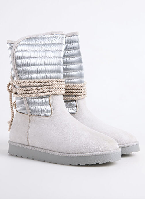 F By Fabrika Gri Kadın Bot RIO - Görsel 3