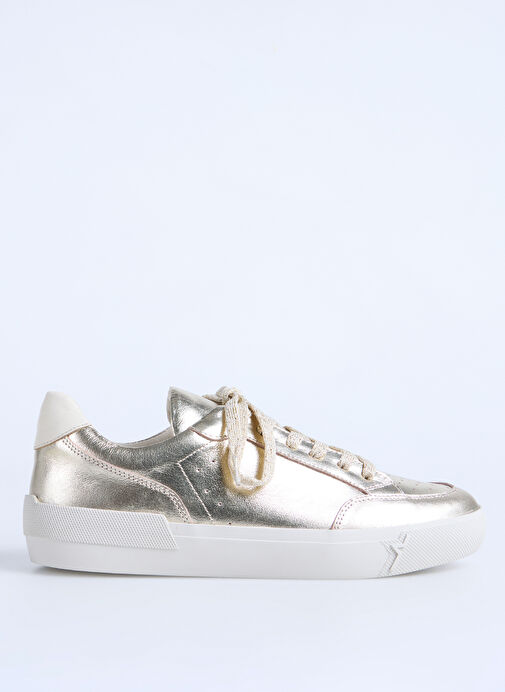 F By Fabrika Altın Kadın Deri Sneaker VARE - Görsel 2