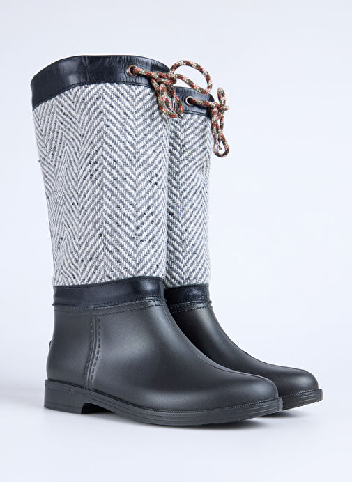 F By Fabrika Siyah Kadın Çizme KANA - Görsel 3