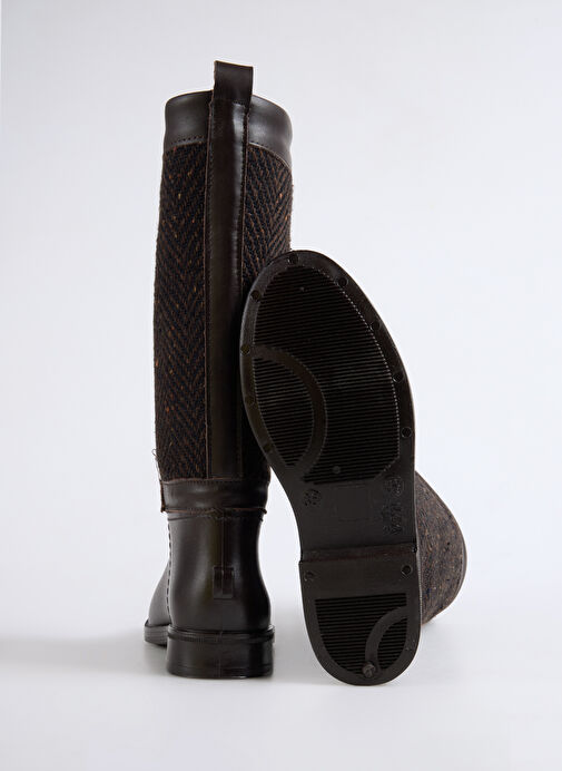 F By Fabrika Kahverengi Kadın Çizme NABI - Görsel 5