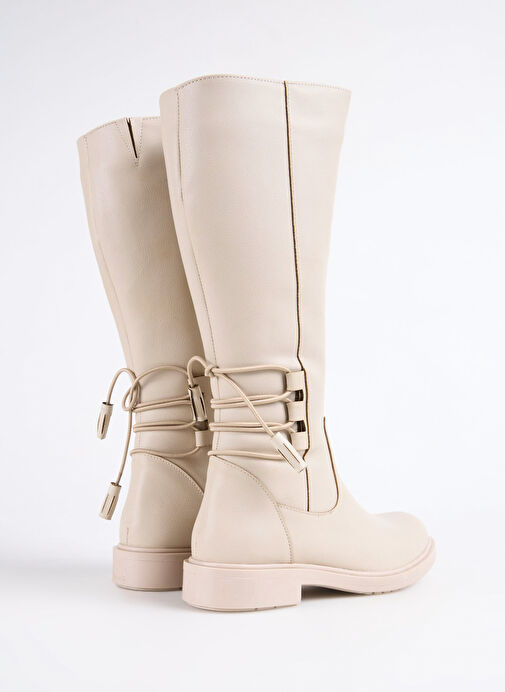 F By Fabrika Bej Kadın Çizme YAWEN - Görsel 4