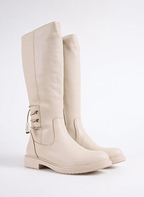 F By Fabrika Bej Kadın Çizme YAWEN - Görsel 3