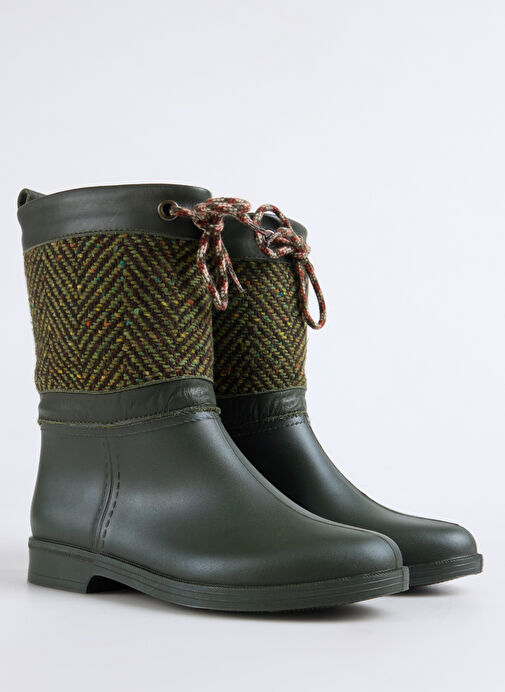 F By Fabrika Haki Kadın Çizme KANA - Görsel 3
