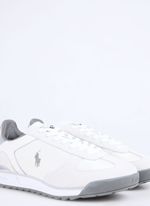 Polo Ralph Lauren Beyaz Erkek Sneaker VARICK PP-SNEAKERS-LOW TOP LACE - Görsel 6
