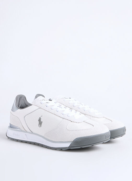 Polo Ralph Lauren Beyaz Erkek Sneaker VARICK PP-SNEAKERS-LOW TOP LACE - Görsel 3