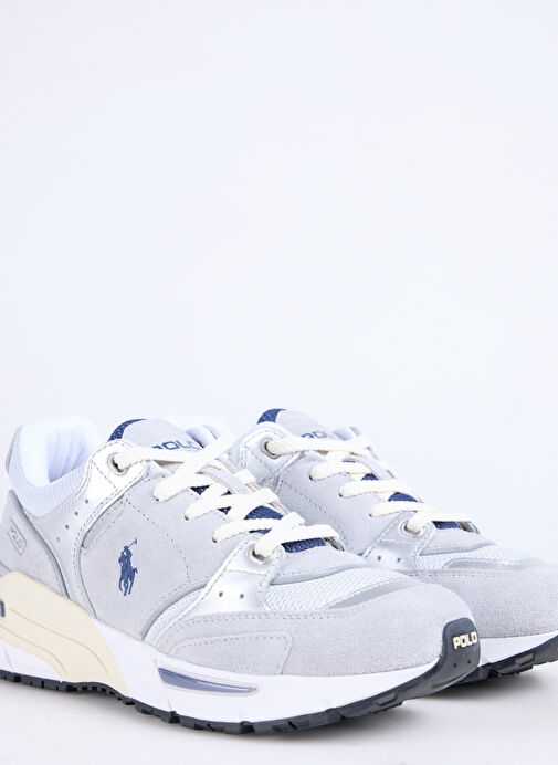 Polo Ralph Lauren Gri Erkek Sneaker TRACKSTR 250-SNEAKERS-LOW TOP LACE - Görsel 6