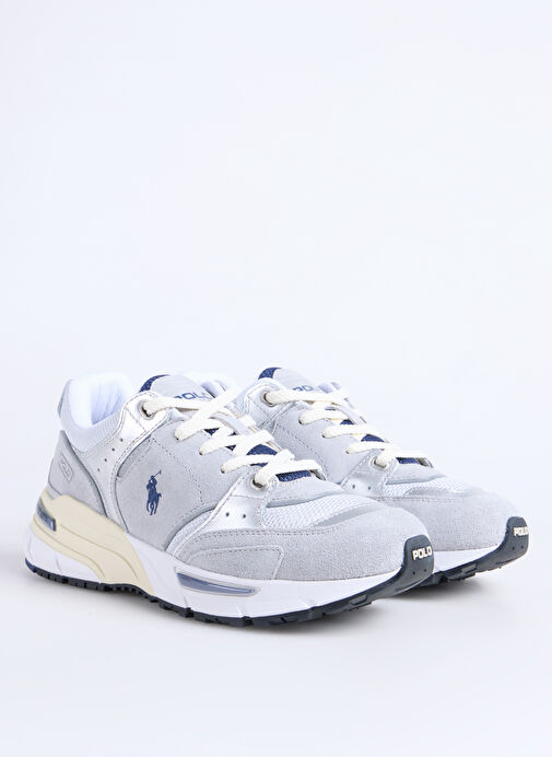 Polo Ralph Lauren Gri Erkek Sneaker TRACKSTR 250-SNEAKERS-LOW TOP LACE - Görsel 3