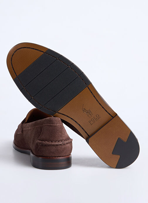 Polo Ralph Lauren Kahverengi Erkek Deri Loafer ALSTON PENNY-CASUAL SHOE-LOAFER - Görsel 5