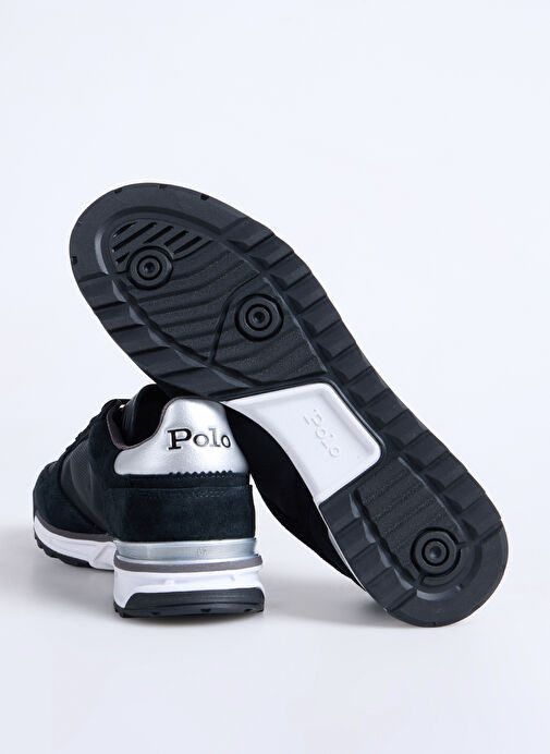 Polo Ralph Lauren Siyah Erkek Sneaker VARICK PP-SNEAKERS-LOW TOP LACE - Görsel 5