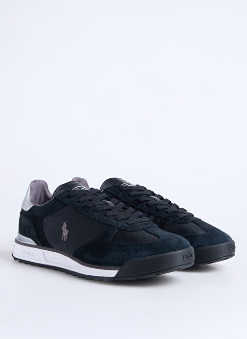 Polo Ralph Lauren Siyah Erkek Sneaker VARICK PP-SNEAKERS-LOW TOP LACE - Görsel 3