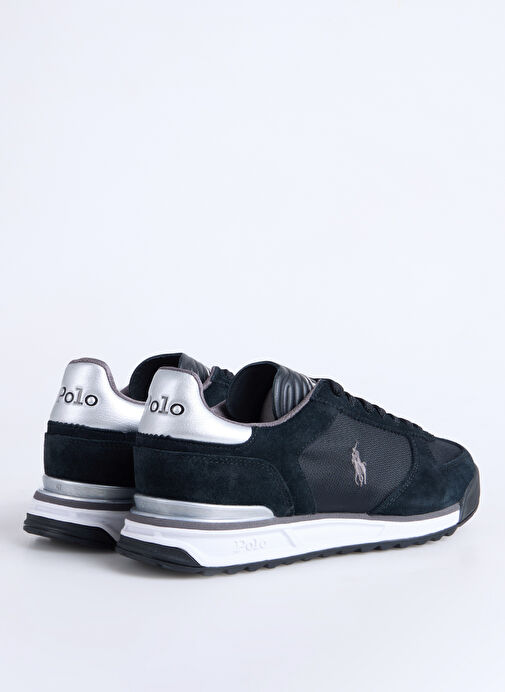 Polo Ralph Lauren Siyah Erkek Sneaker VARICK PP-SNEAKERS-LOW TOP LACE - Görsel 4